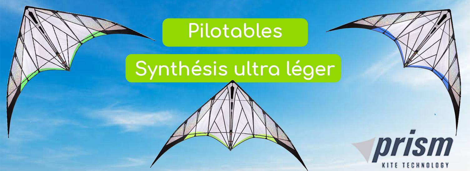 Cerfs volants pilotable ultra léger synthésis